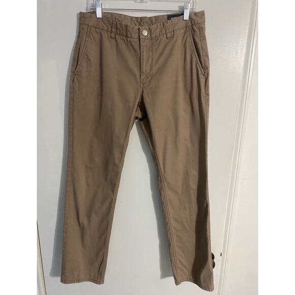 Bonobos chino pants men’s size 33x32 brown slim classic business casual - Picture 1 of 5